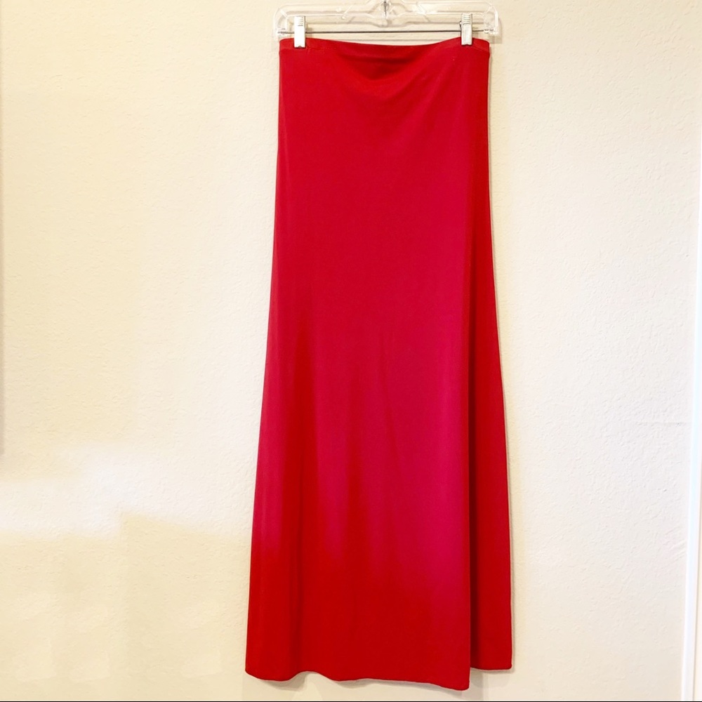 JCREW Strapless Red Tube Dress.